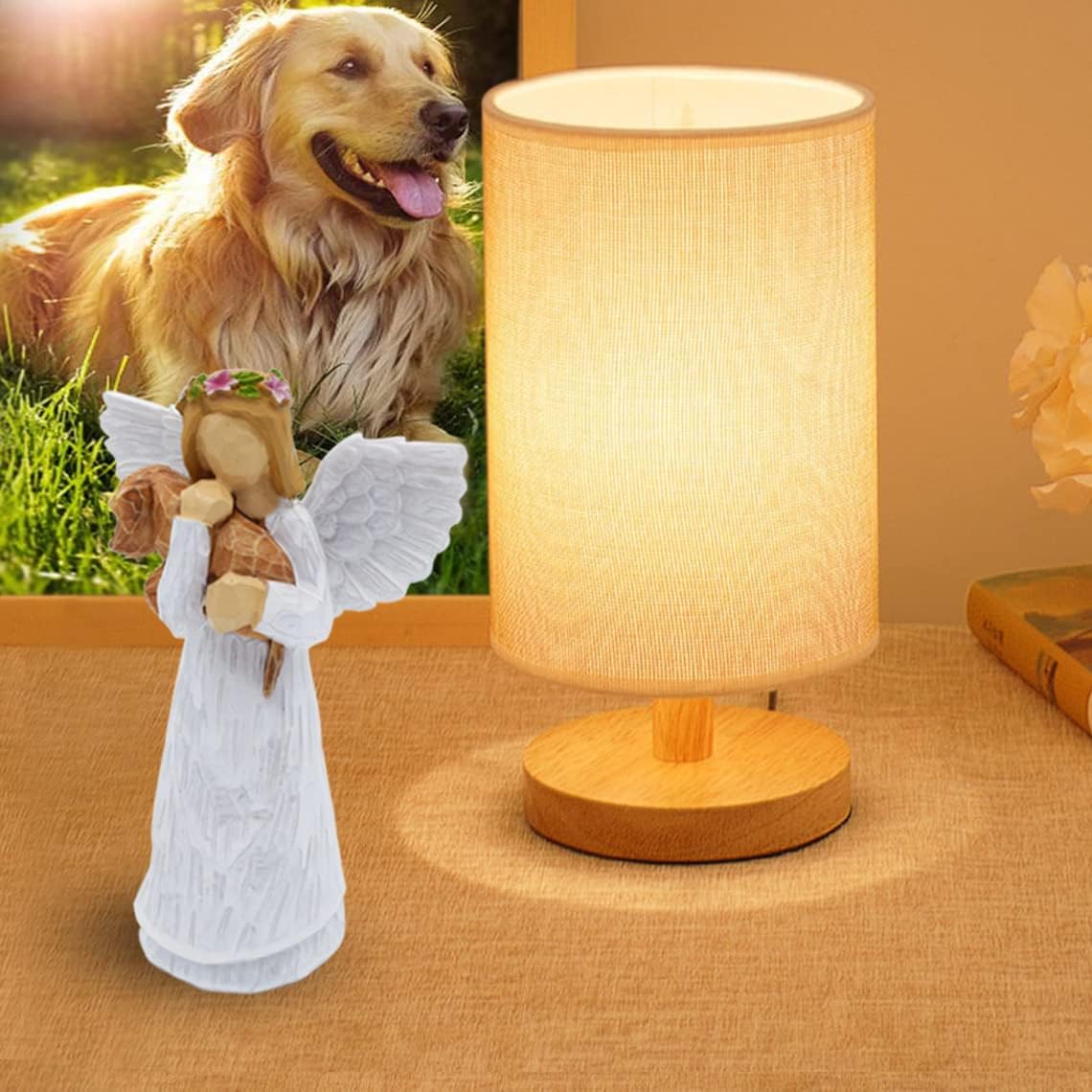 Gavesett til minne om hunden – vennskapsengel og chakra-armbåndet Regnbuebroen