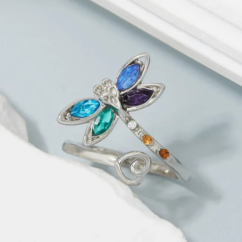 Vintage justerbar ring med øyenstikker