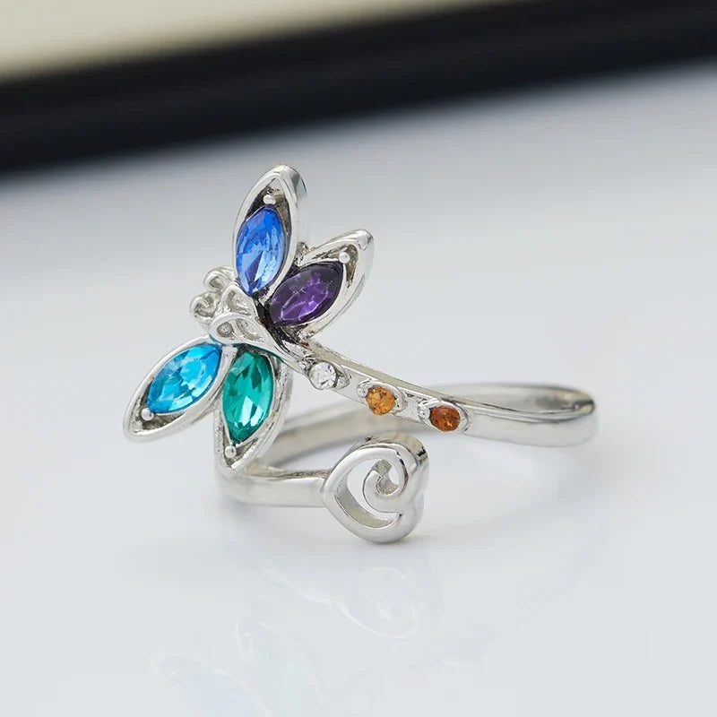Vintage justerbar ring med øyenstikker
