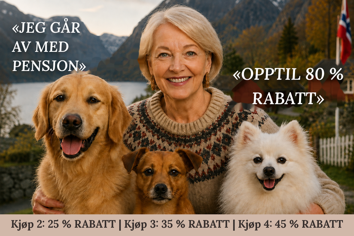 Jeg går av med pensjon – opptil 80 % rabatt